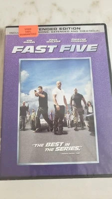Fast Five - Extended Edition - Vin Diesel, Dwayne Johnson and Paul Walker - DVD - Image 1 of 2