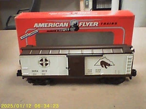American Flyer S Gauge SVAFC Flyer Fest West 2015 Sierra Railroad box car - Picture 1 of 3