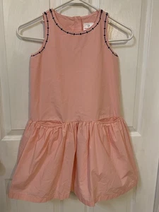 Hanna Anderson Pink Dress Girls Size 130 (compares to 8) - Picture 1 of 3