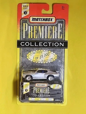 1995 Matchbox Premiere Silver Pontiac GTO Judge Series #3 NOS 🔥A4 - Image 1 of 4