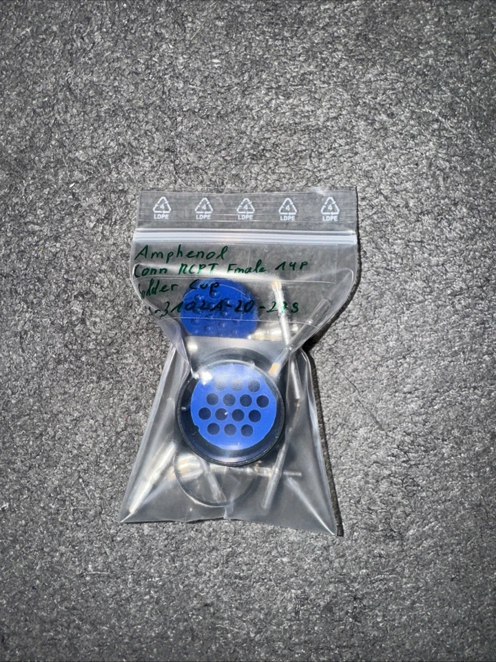 Amphenol CONN RCPT FMALE 14P SOLDER CUP - Bild 1 von 3