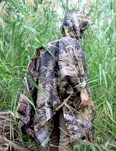Camouflage Rain Poncho Hooded Waterproof Camo Raincoat with Blind Pattern for... - Picture 1 of 1