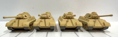 1/87 set of four Liliput King Tiger tanks German WWII used no box - Image 1 of 4