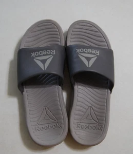 Men's Slides, Gray and Black, Reebok, Size 10, Lot C - Picture 1 of 4