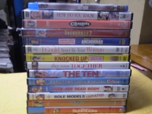 (14) Paul Rudd DVD Lot: Marvel Ant-Man (2) Anchorman Clueless Role Models MORE - Picture 1 of 3