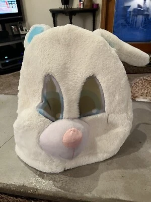 Rabbit Head Plush Mask - Image 1 of 4
