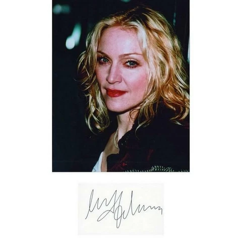 Madonna - Autograph - Signed Colour Photograph Cover