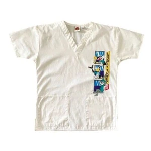 Vintage Loony Tunes Unisex Work Scrub - Picture 1 of 5
