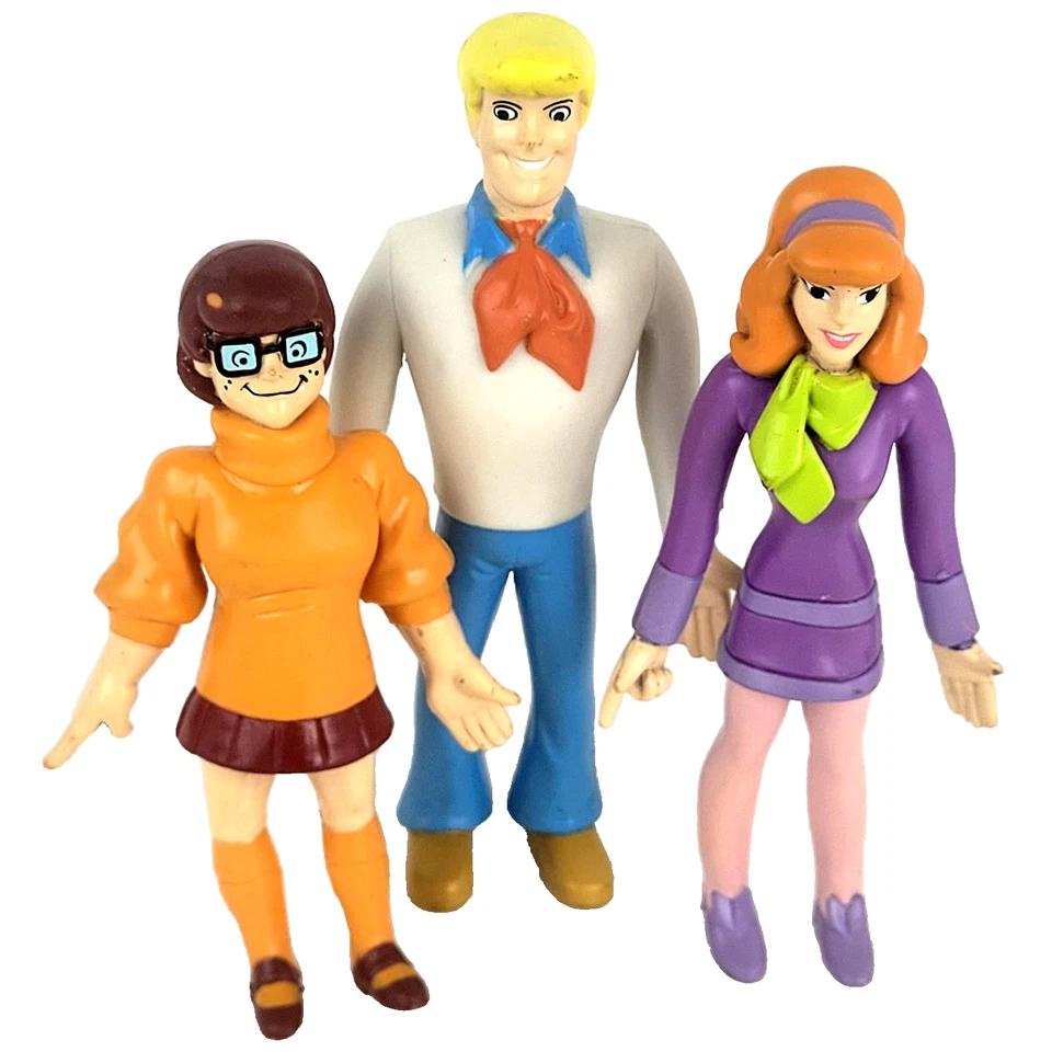 Scooby Doo And The Gang Rubber Poseable Figures Hanna Barbera Equity - Image 1 of 4