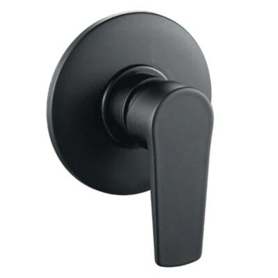 OGOMONDO Miscelatore Doccia da Parete Africa ad Incasso Ottone Colore Nero Opaco Bagno