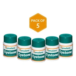 CYSTONE 5 PACK 300 TABLETS HIMALAYA CYSTONE 60 TAB EACH  EXP 2025 - Picture 1 of 4