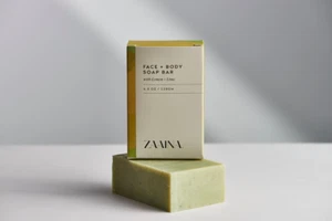 face and body natural handmade homemade lemon lime soap bar with essential oils - Picture 1 of 4