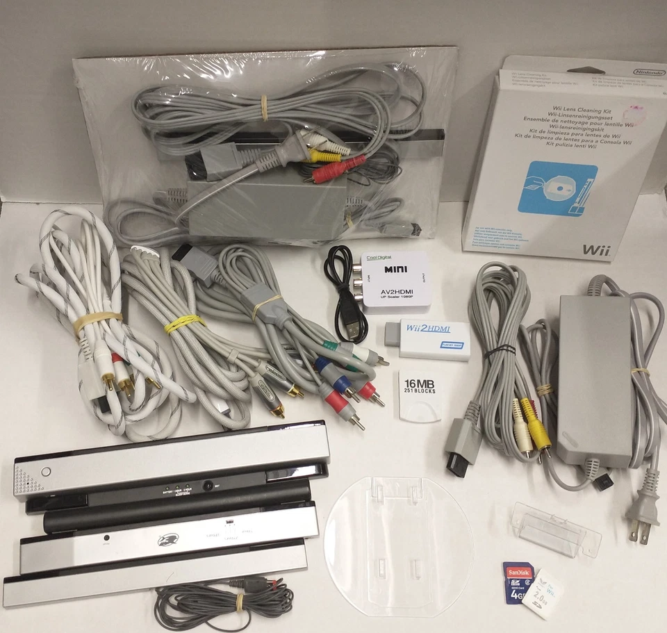 Nintendo Wii Cords Cables & Console Accessories - Official Nintendo & Generic - Image 1 of 1