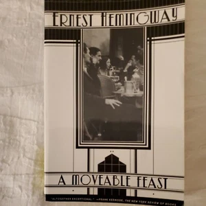A MOVEABLE FEAST by Ernest Hemingway a paperback text book - Picture 1 of 3