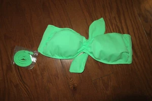 S ❤️ Victoria's Secret ❤️ BANDEAU ❤️ Swim suit Top Extra PADS Swimwear STRAPLESS - Picture 1 of 3