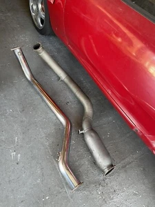 Supra MKIV MK4 3hole flange downpipe frm 2JZGTE 2JZ GTE Greddy single turbo kit - Picture 1 of 9