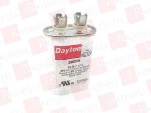 Dayton 2Mdv8 Run Capacitor,12.5 Mfd,370V,Oval - Picture 1 of 1