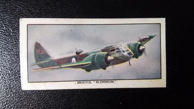 MARS LTD 1938. FAMOUS AREOPLANES, PILOTS,AND AIRPORTS. NO 30. BRISTOL "BLENHEIM" - Image 1 of 2