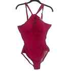 New Swimsuits for All Multi-Way One Piece Swimsuit in Bright Berry Size 14.