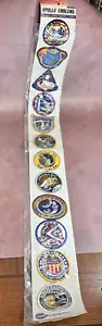 Hülle mit 12 Kennedy Space Center Souvenir Apollo Patches - NASA Touren von TWA Air - Bild 1 von 18