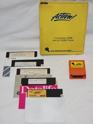 Action Atari 400 800 OSS Programming Language w/ Toolkit Run Time Disk + Manuals - Image 1 of 4