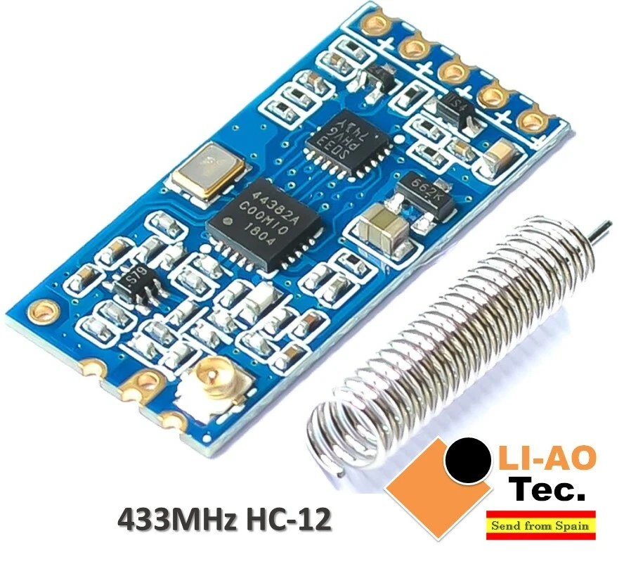 433Mhz HC-12 Wireless Serial Port Module 1000m Replace Bluetooth - Imagen 1 de 4