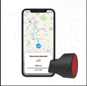 Invoxia Bike GPS Tracker – Anti-Theft Smart Tracking Device – Long Battery Life - Picture 1 of 3