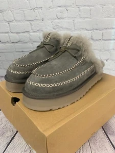 Zapatillas UGG Disquette Alpine para mujer gamuza Thunder Cloud EE. UU. 11/Reino Unido 9/UE 42 - Imagen 1 de 11