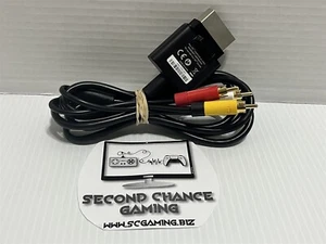 Official Microsoft Xbox 360 AV Composite Cable X821376-001 Tested - Picture 1 of 3