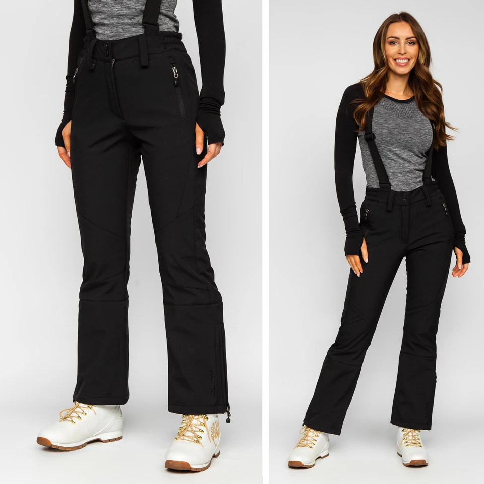 Pantaloni da trekking pantaloni da trekking pantaloni da donna classici sportivi tinta unita donna BOLF Basic - Immagine 1 di 1