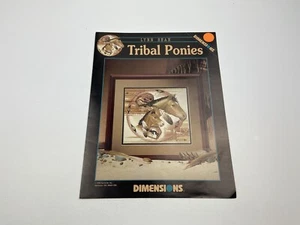Dimensions Tribal Ponies Counted Cross Stitch Pattern Sampler - Picture 1 of 3