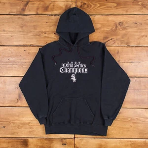 Lee Graphic Chicago White Sox Hoodie M Slim Hooded World Series Black Pullover - Picture 1 of 6