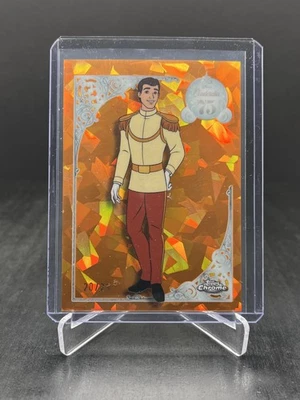 2025 Topps Sapphire Disney Prince Charming Cinderella 75th Orange 20/25 #CD-10 - Image 1 of 4