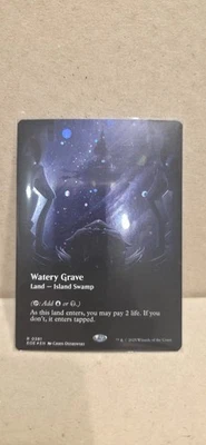 Watery Grave (Borderless) (Galaxy Foil) 381 EoE Foil - Nm/Never Played - Image 1 of 2