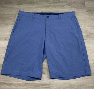 Pantalones Cortos de Golf Tommy Bahama Performance Para Hombre 38 Nylon Elastizados 10" Entrepierna Azul Foto 1 de 4