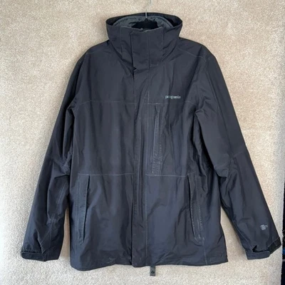 Patagonia Mens Jacket Size Medium Black 3 in 1 Snow Shot Ripstop RECCO Insulated - Image 1 of 4
