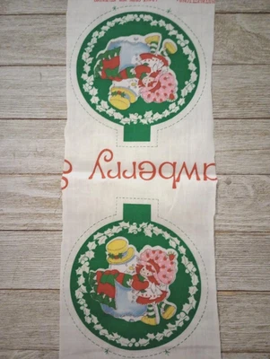 enfeite de boneco de neve morango shortcake peça de tecido divertida 5 x 5 polegadas novo - Imagem 1 de 3