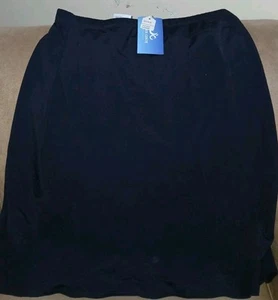 UNDERCOVER WATERWEAR- FLAIR SWIM SKIRT BLACK Size XL NWT! 30"X24" - Picture 1 of 4