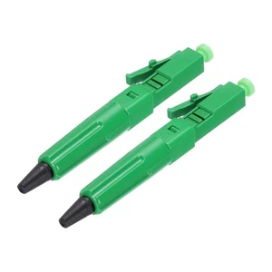 2PCS LC/APC Fibre Optique Connecteur Rapide LC SM Fibre Connecteurs Rapide Adaptateur - Photo 1/6