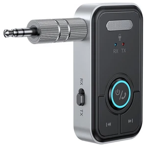 USB Wireless Bluetooth 5.3 Transmitter Receiver 3.5mm 2in1 Audio Adapter Aux Car - Picture 1 of 9
