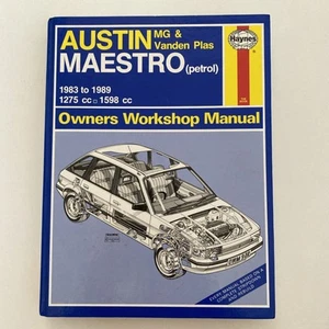 Austin MG And Vanden Plas Maestro Petrol Haynes Owners Workshop Manual Hardback - Picture 1 of 7
