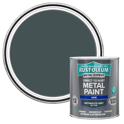 Rust-Oleum Metal Expert Direct to Rust Metal Paint 750ml Various Colours - Image 1 of 4