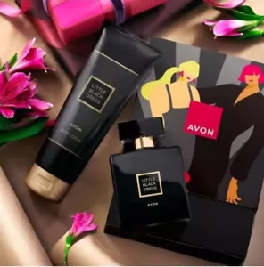 Avon Little Black Dress Gift Set EDP &Body Lotion Sealed Box - Picture 1 of 1