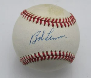 Bob Lemon Salón de la Fama Firmado/Autografiado OAL Béisbol Cleveland Indians PSA/DNA 191691 - Imagen 1 de 2