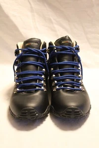 Merrell Air Cushion Wanderschuhe schwarz mit blauen Schnürsenkeln mit Vibram Sohlen Gr. 10 neu - Bild 1 von 4