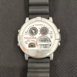 Reloj Citizen x BEAMS Retro Ana-Digi Temp Plateado Acero Inoxidable Hombre JDM - Imagen 1 de 6