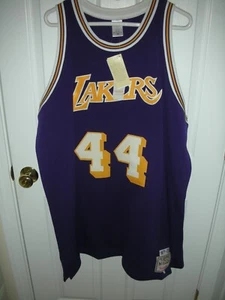 NWT. JERRY WEST LAKERS JERSEY, MITCHELL & NESS. '71-72, PURPLE, SIZE 54 - Picture 1 of 5