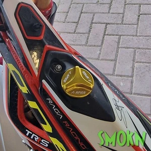 TRS Fuel Cap ONE R RR GOLD 125 250 280 300 16-24 Apico Yellow - Picture 1 of 3