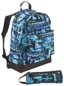 QUIKSILVER RUCKSACK UND FEDERMÄPPCHEN SET - BLAU - Bild 1 von 1