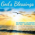 God's Blessings 18 month wall calendar EcoEarth 11" X 17" July 2022-December 23